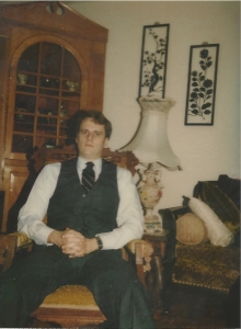 Me in early 1980's before job interview